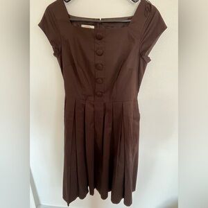 Talbots Chocolate Brown Dress size 4